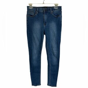 Just Black Denim Medium Wash Skinny Jeans 5-Pocket Denim Stretch Womens Sz 28